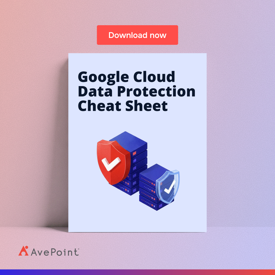 AvePoint Facebook ad: Secure Your Google Cloud Data Before It’s Too Late