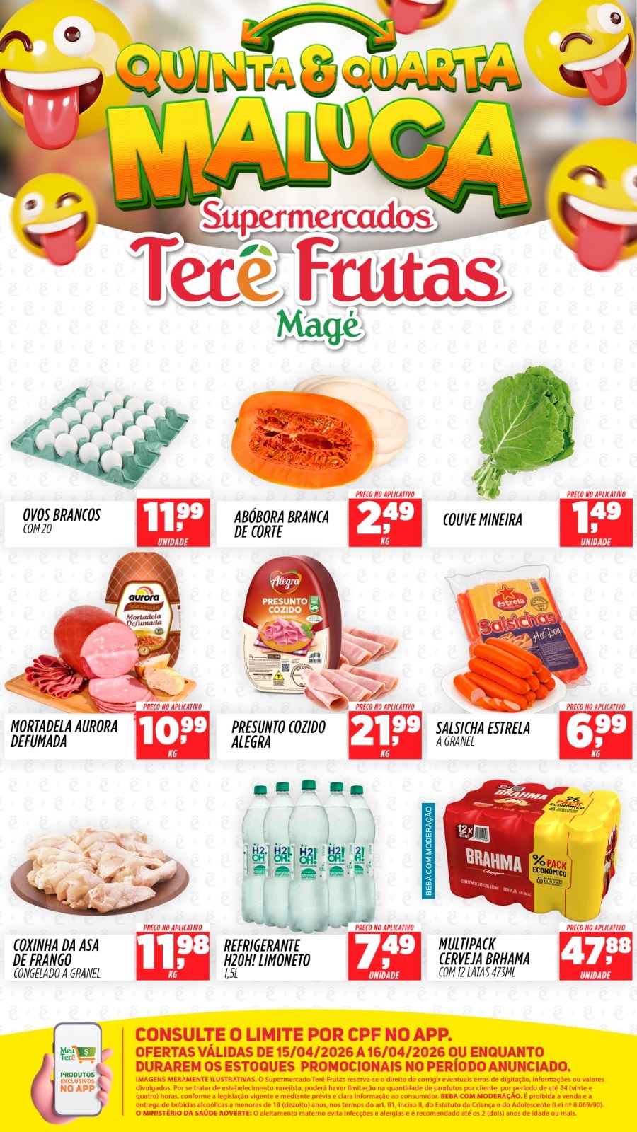 Super Terê Frutas Magé Facebook ad