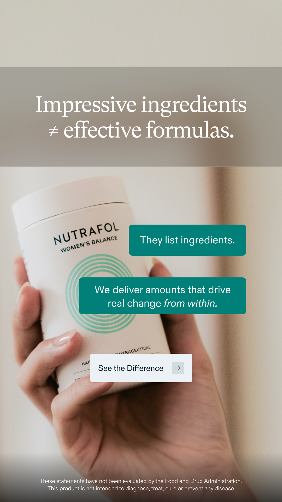 Nutrafol Facebook ad