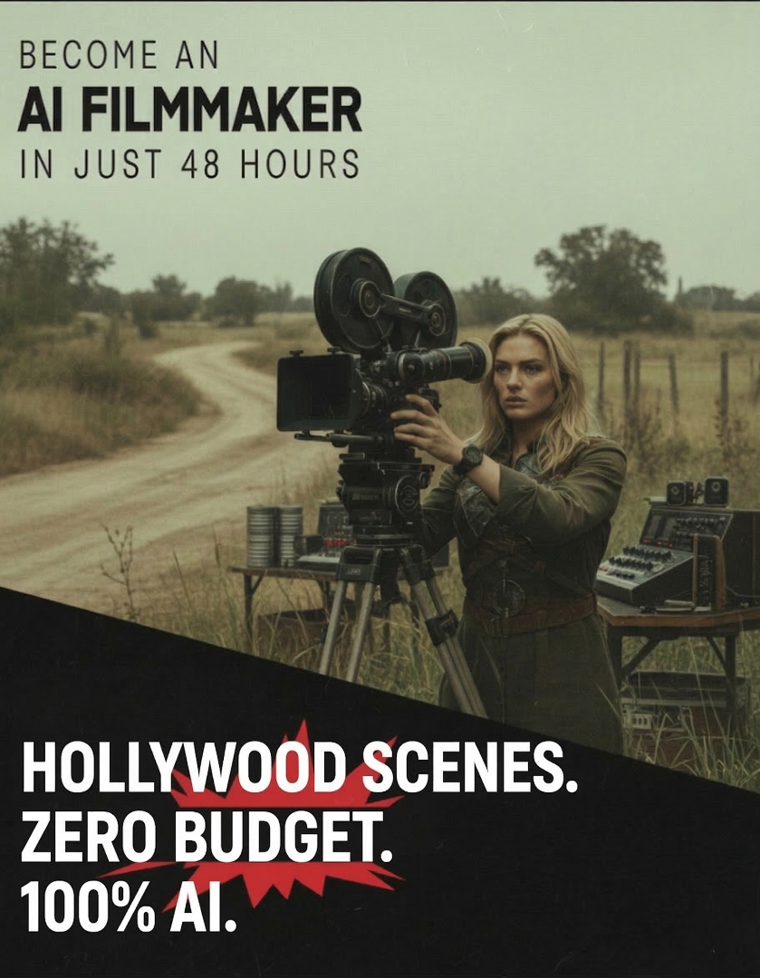 Steptwo.ai Facebook ad: Learn AI Filmmaking In Just 48 Hours