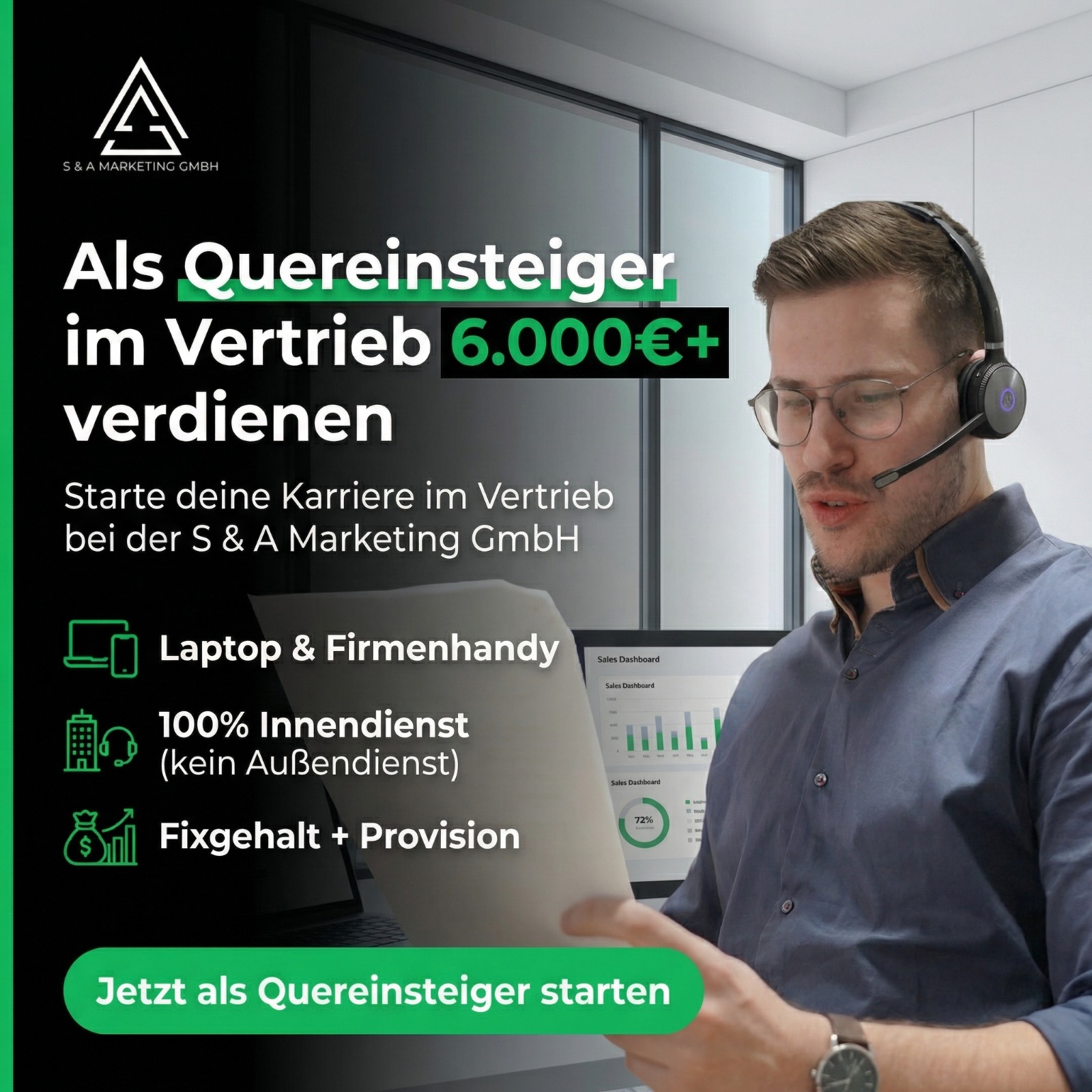 S & A Marketing GmbH Facebook ad from Mar 10, 2026