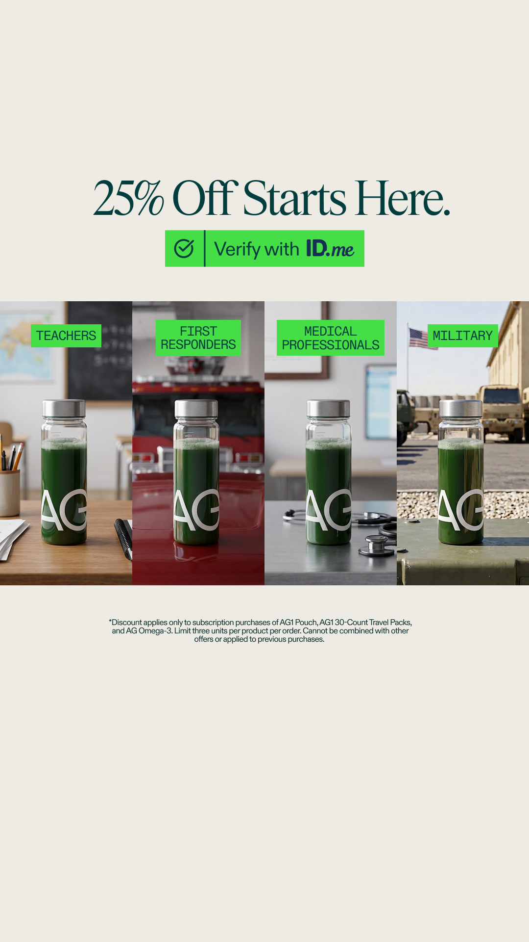 AG1 by Athletic Greens Facebook ad