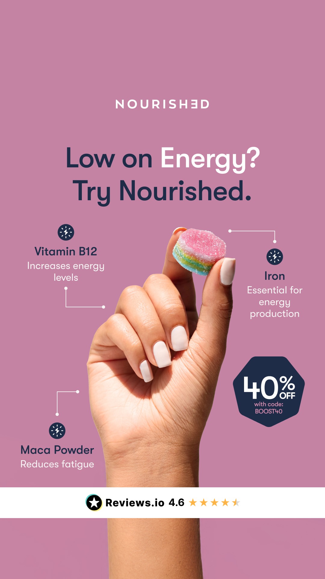 Nourished Facebook ad