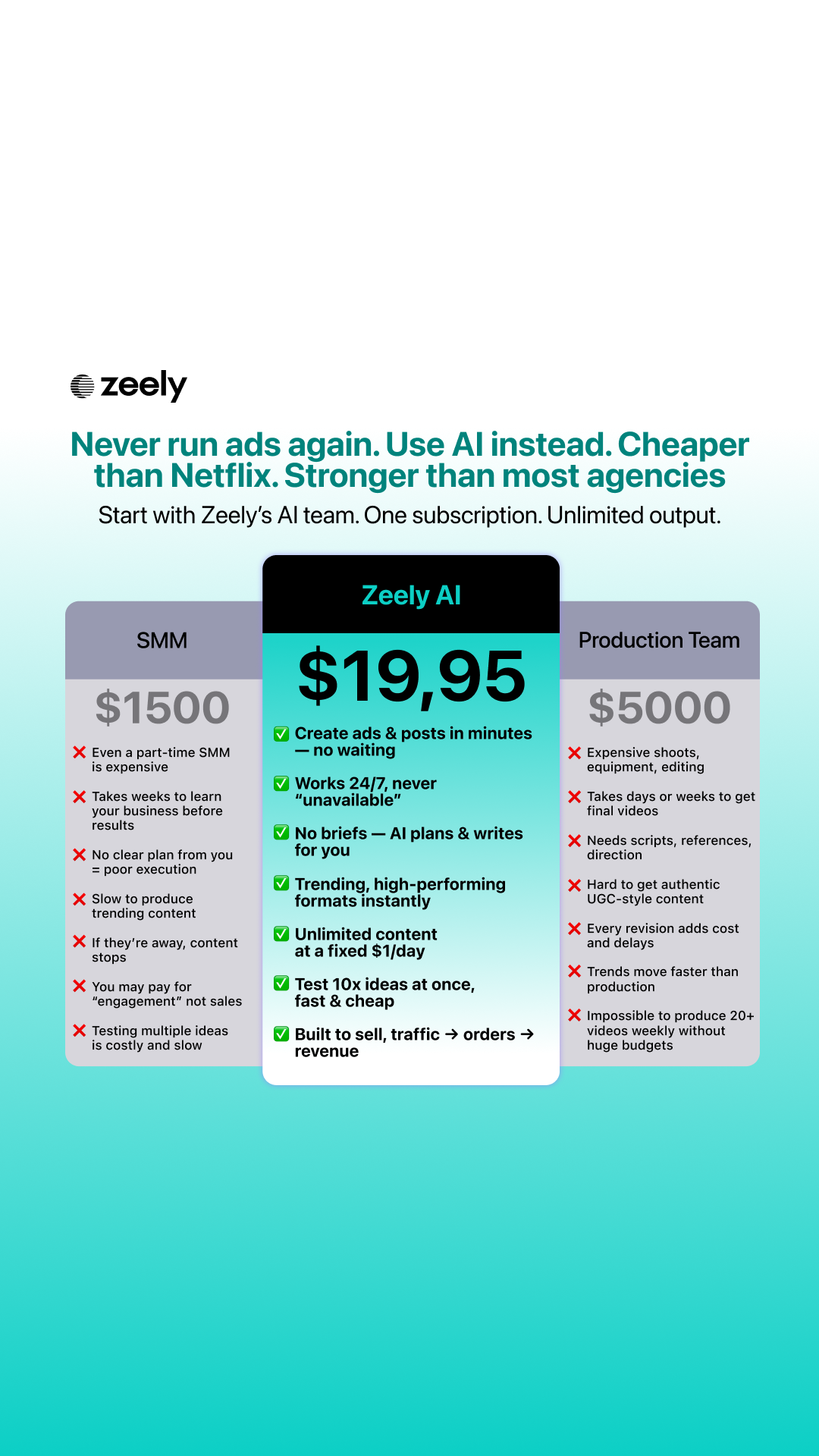 Zeely Facebook ad
