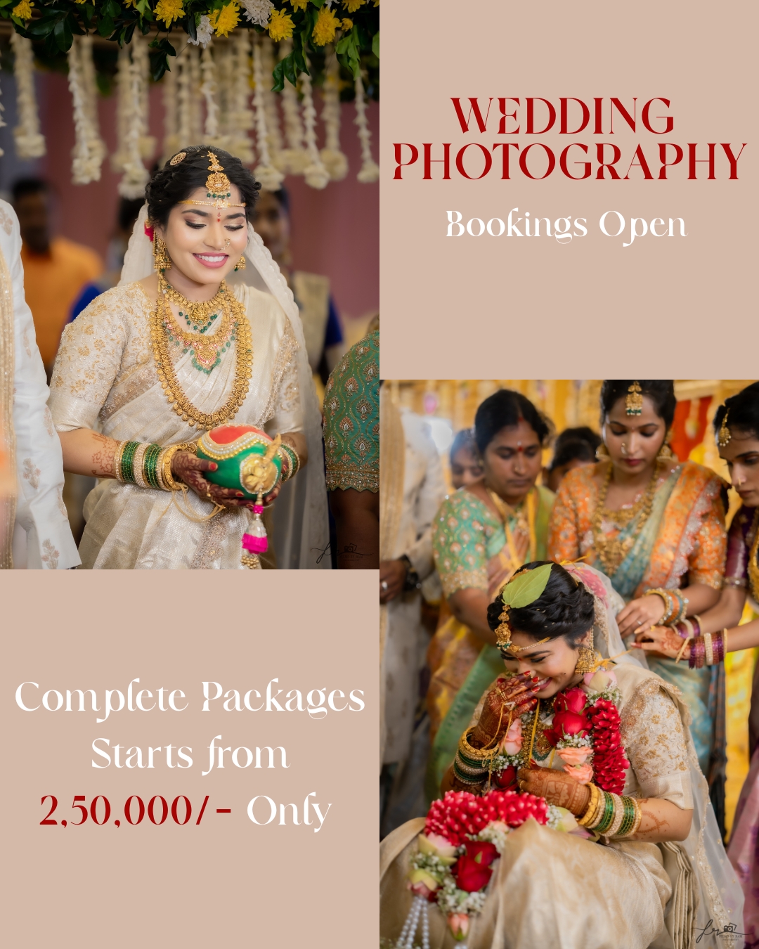 Ramesh Ram Facebook ad: Turn your love story into a cinematic experience