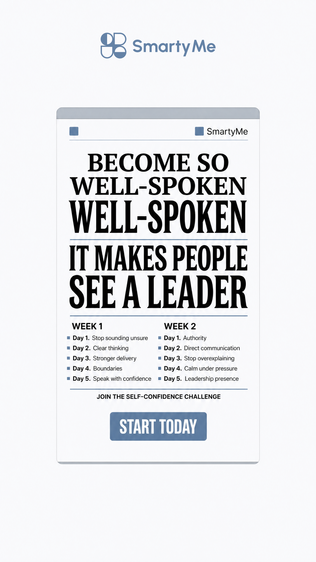 SmartyMe: Talk with Ease Facebook ad