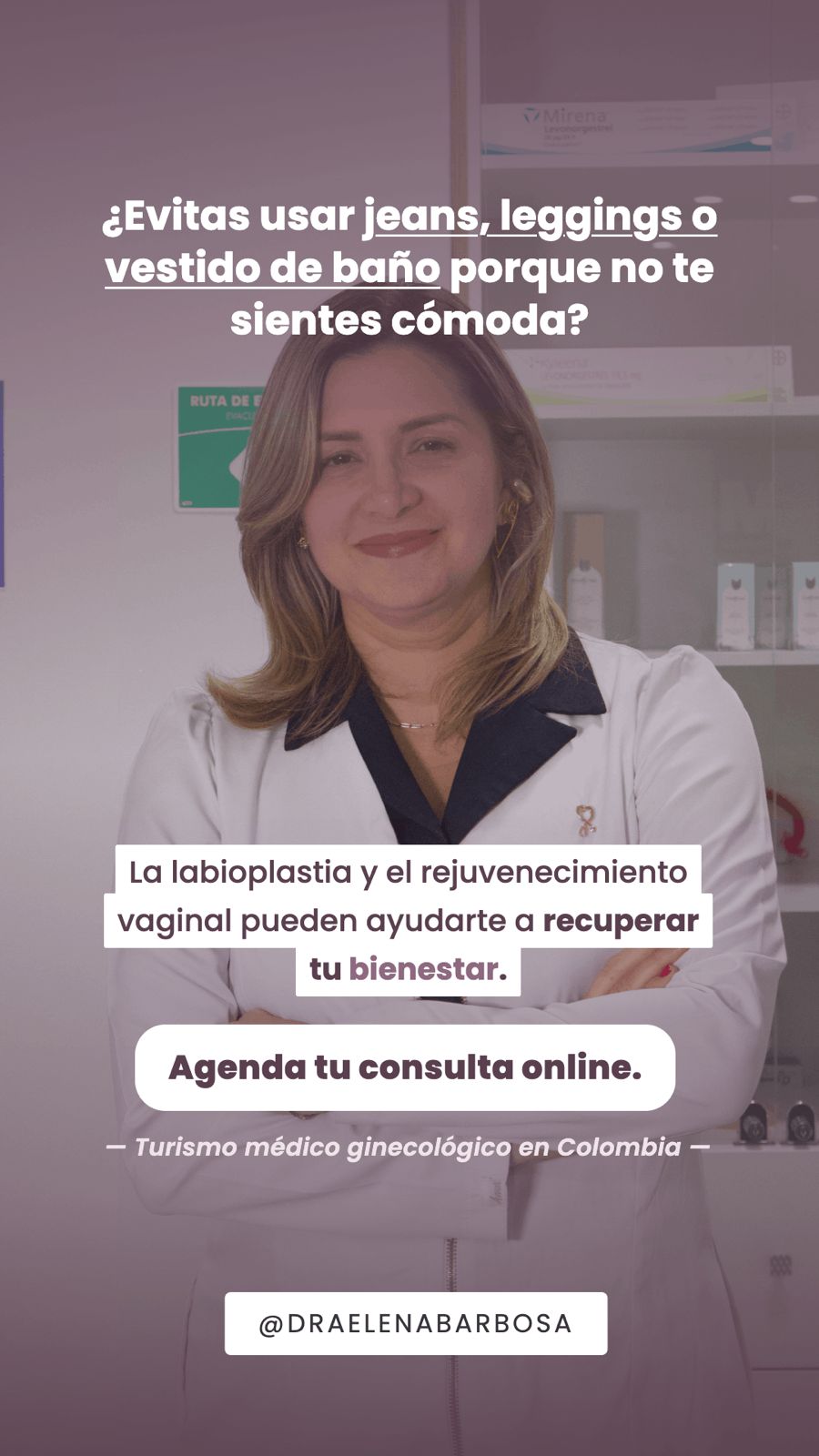 Dra. Elena Barbosa Facebook ad: Recupera tu comodidad y confianza
