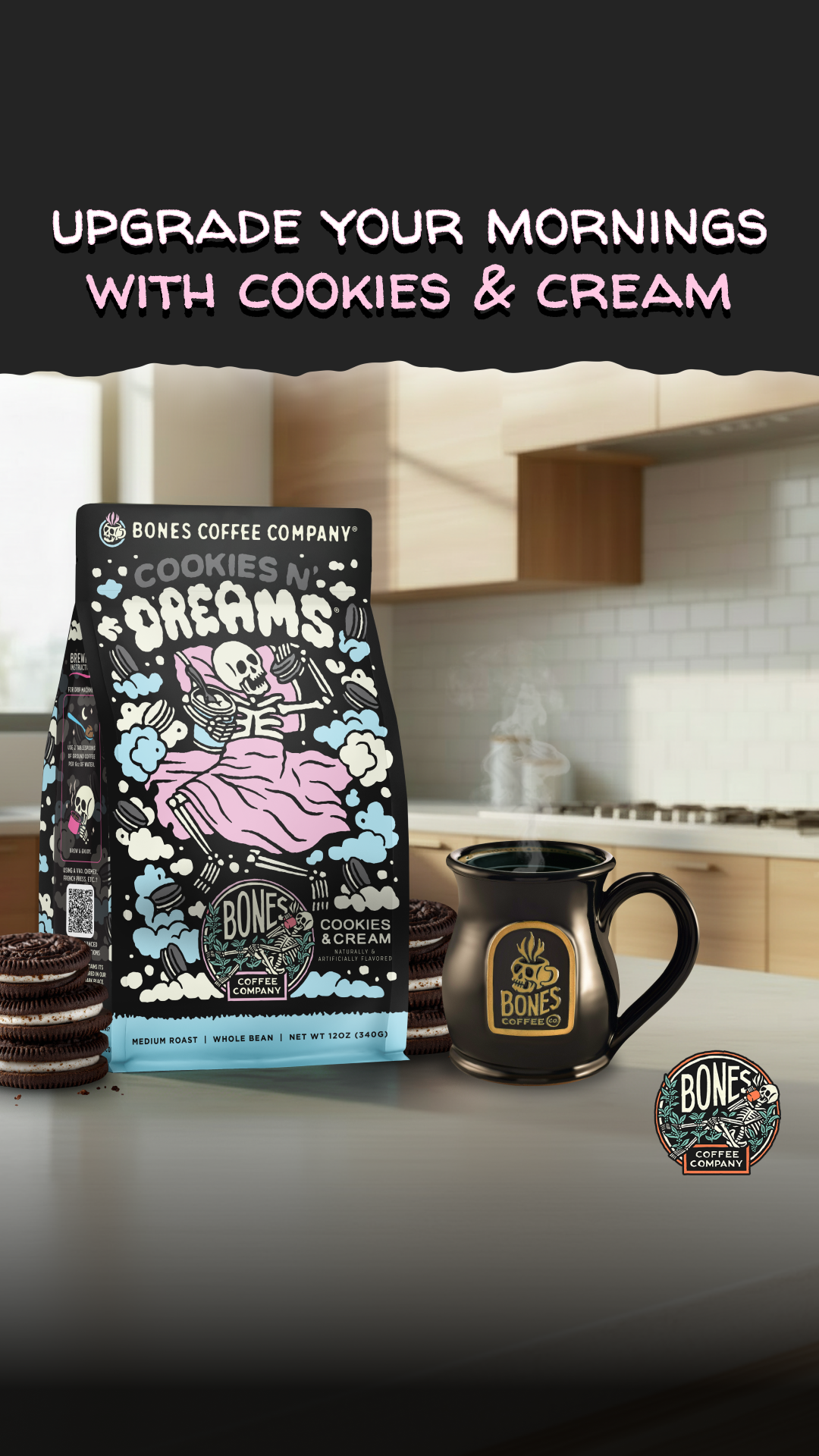 Bones Coffee Company Facebook ad