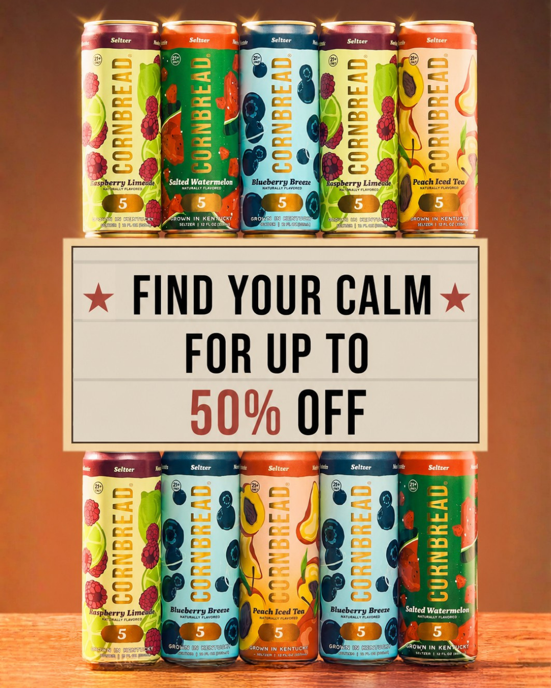 Drink Cornbread Facebook ad