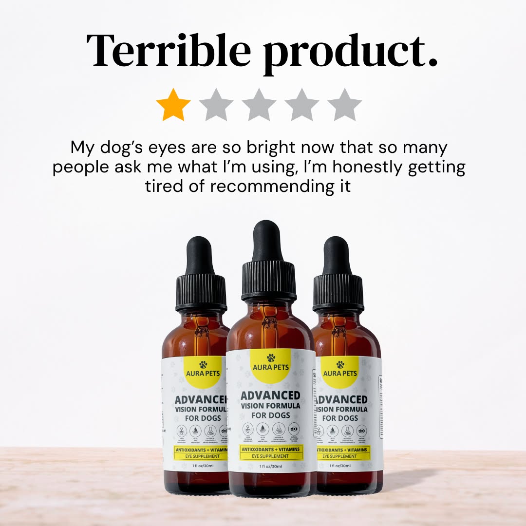 AuraPets Vision Essentials Facebook ad