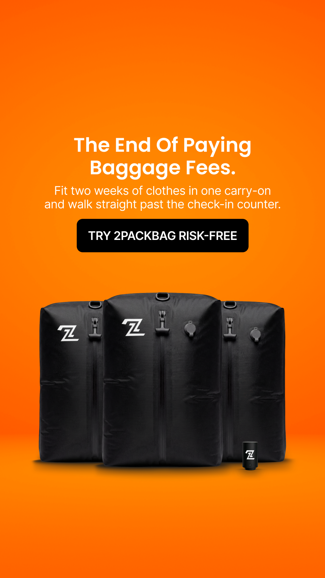 2packbag Facebook ad