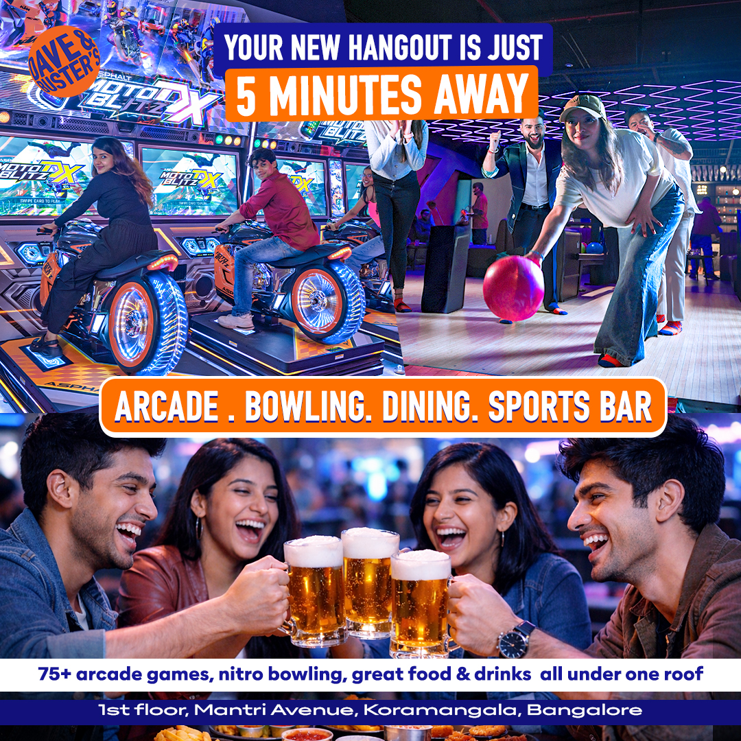 Dave & Buster's India Facebook ad