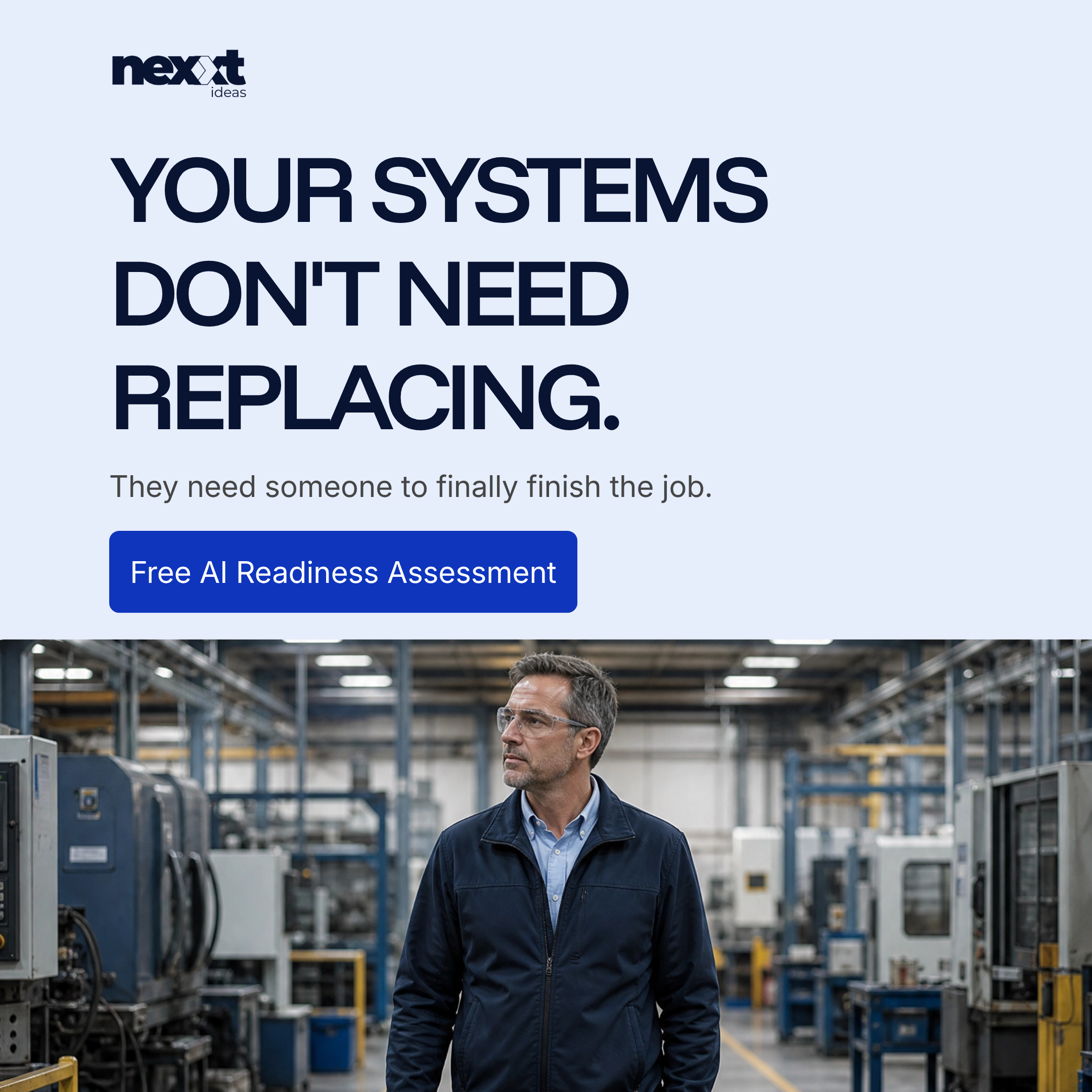 Nexxt Ideas Facebook ad: Your team isn't the problem.