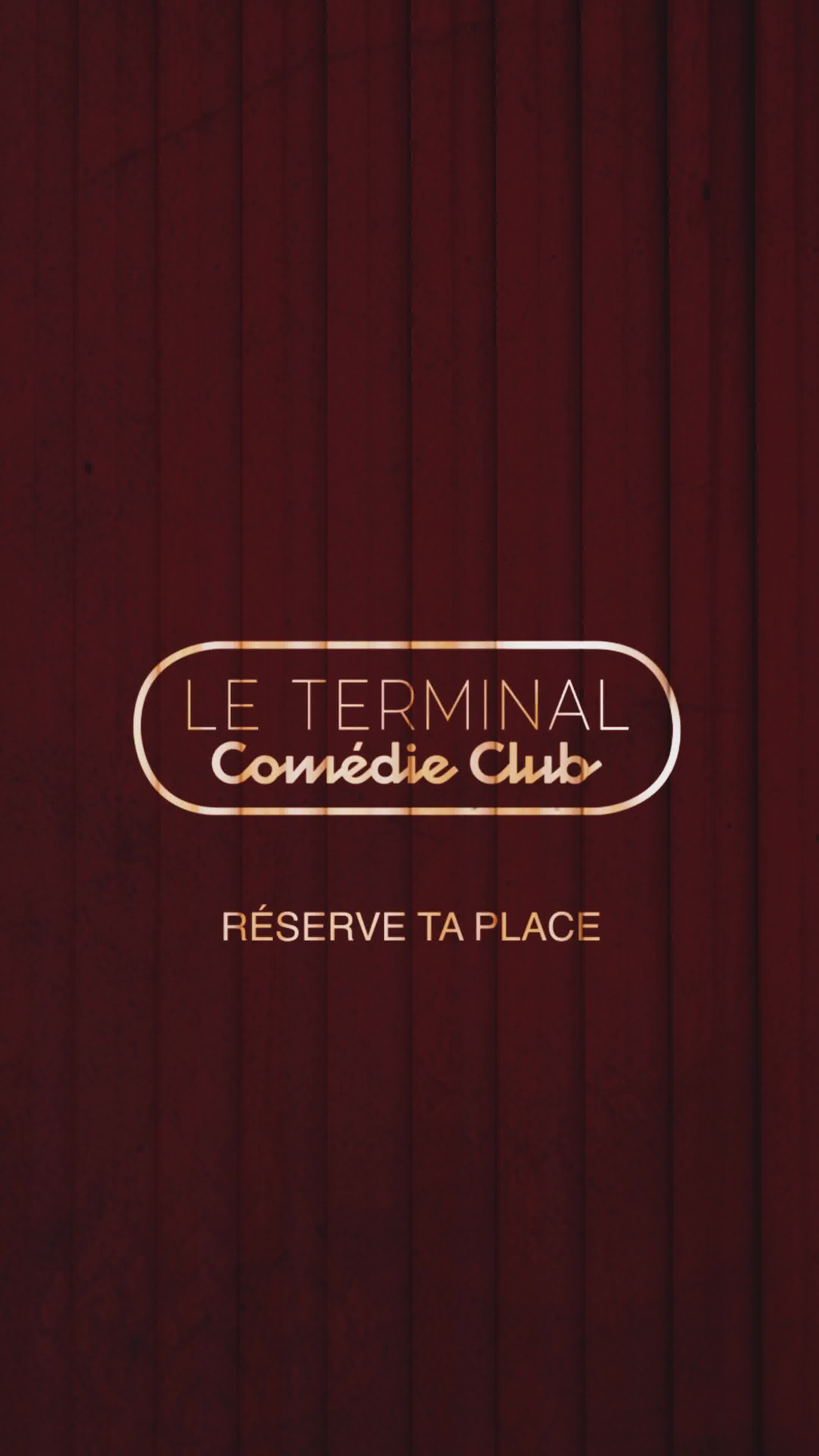 Terminal Comédie Club Facebook ad: Pour un spectacle captivant!