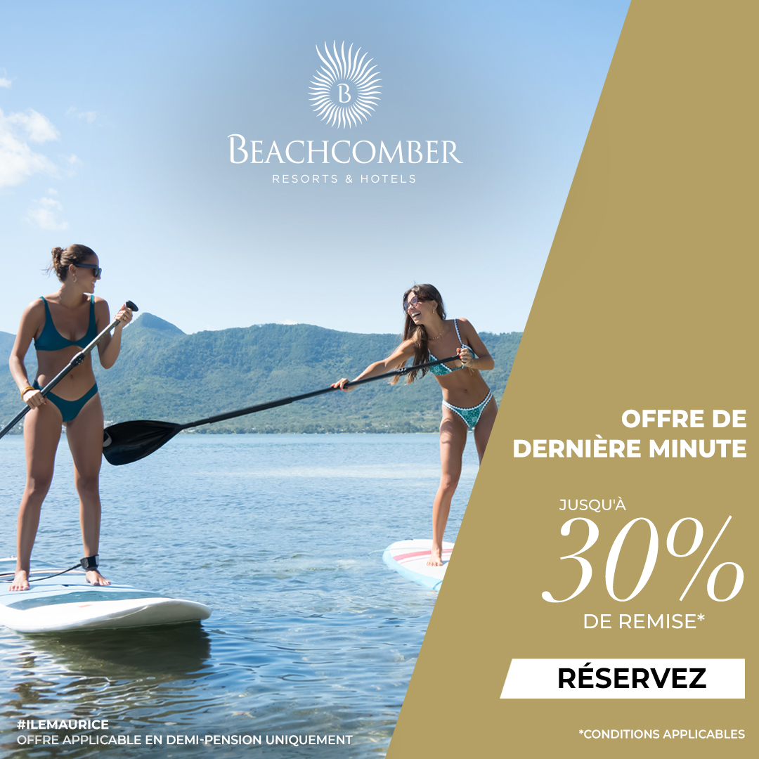 Beachcomber Resorts & Hotels Facebook ad: Offrez-vous une vraie pause