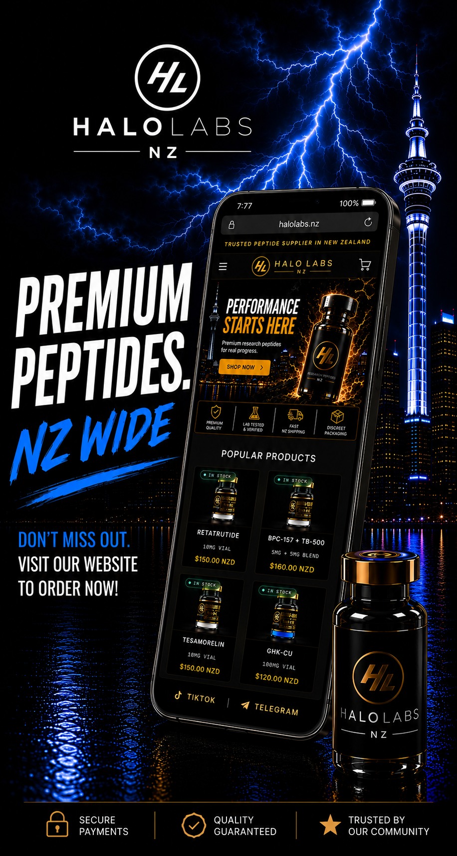 halolabs.nz Facebook ad: HALO LABS NZ