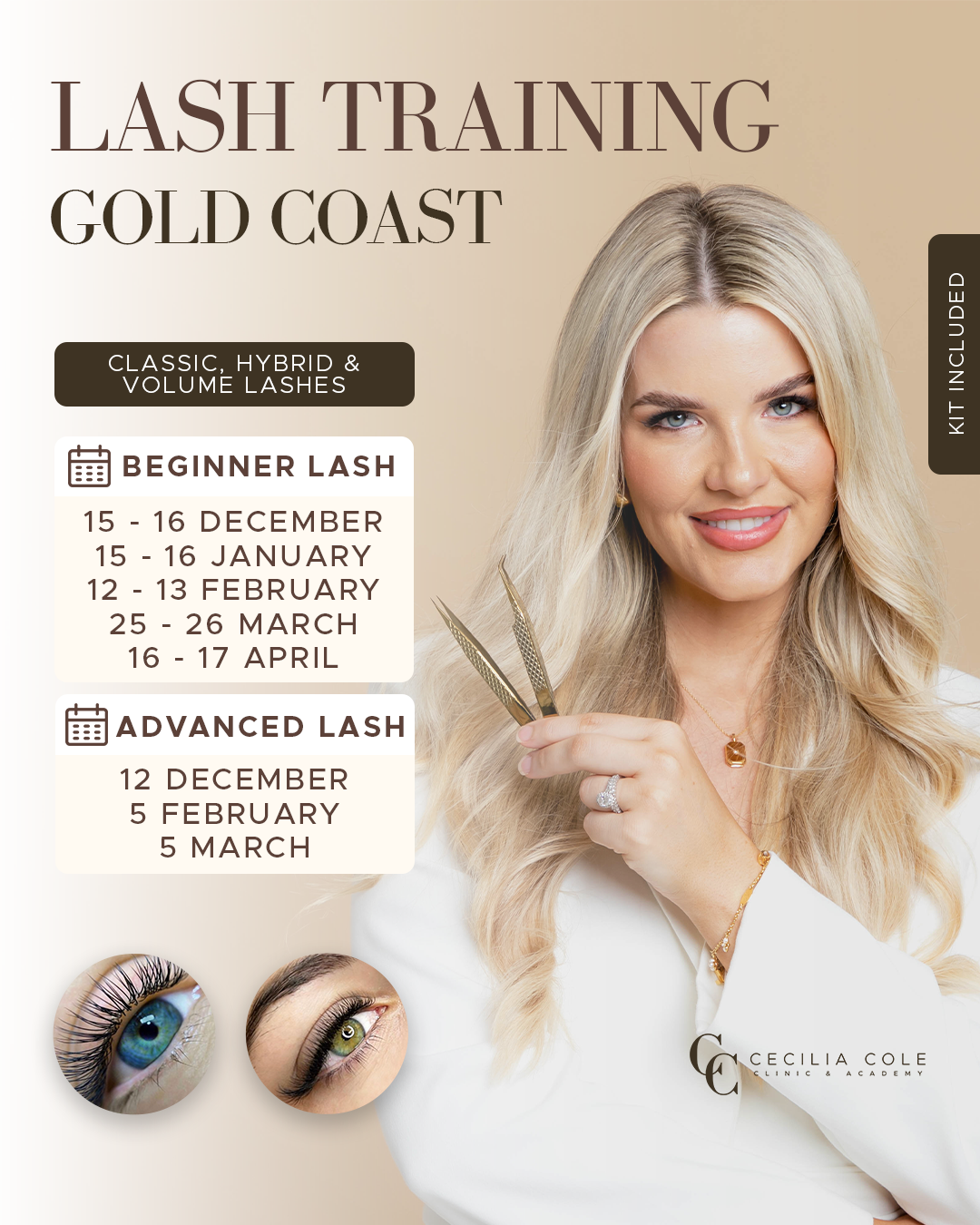 Cecilia Cole Clinic & Academy Facebook ad