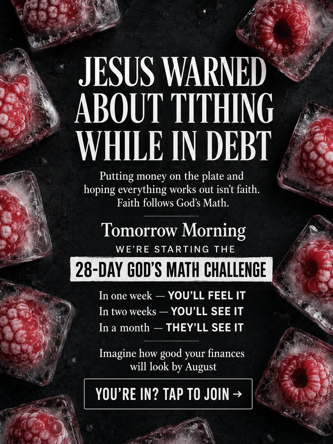 Stewardship & Life Reset Facebook ad