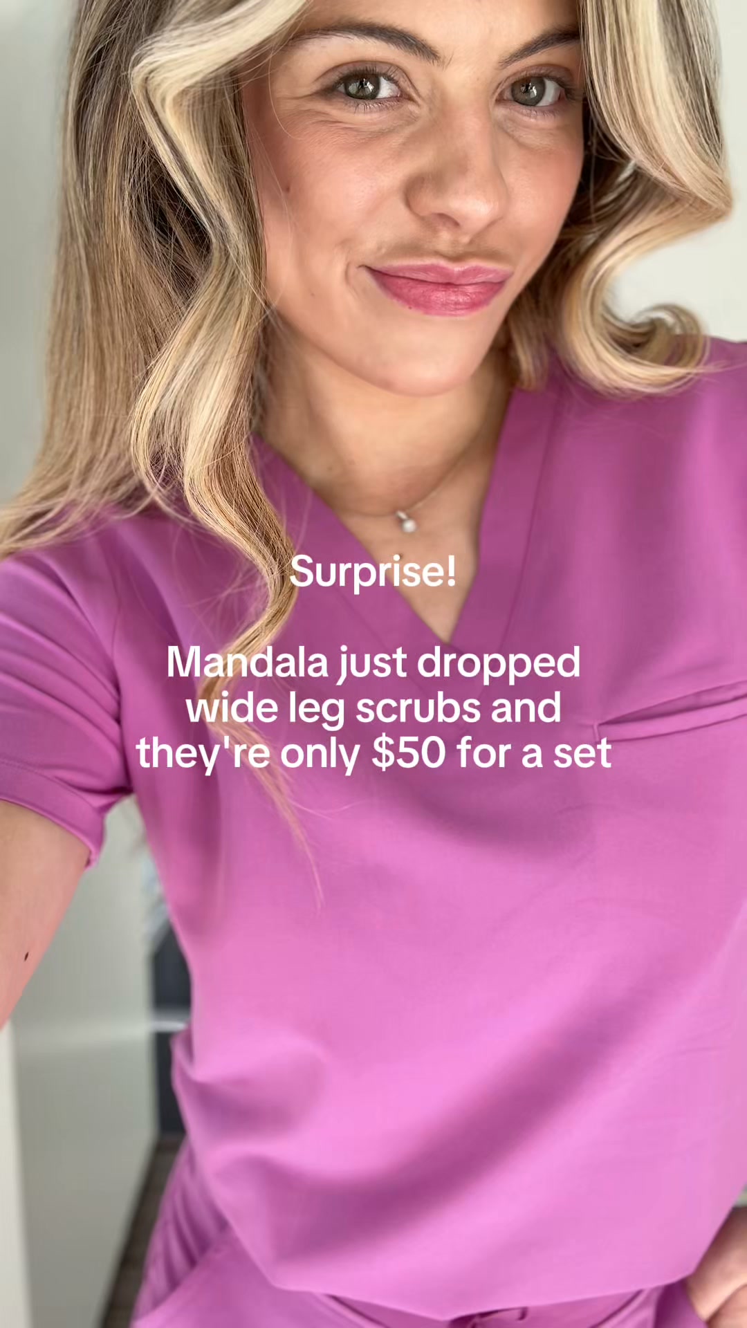 Mandala Scrubs Facebook ad: Stop Overpaying For Scrubs