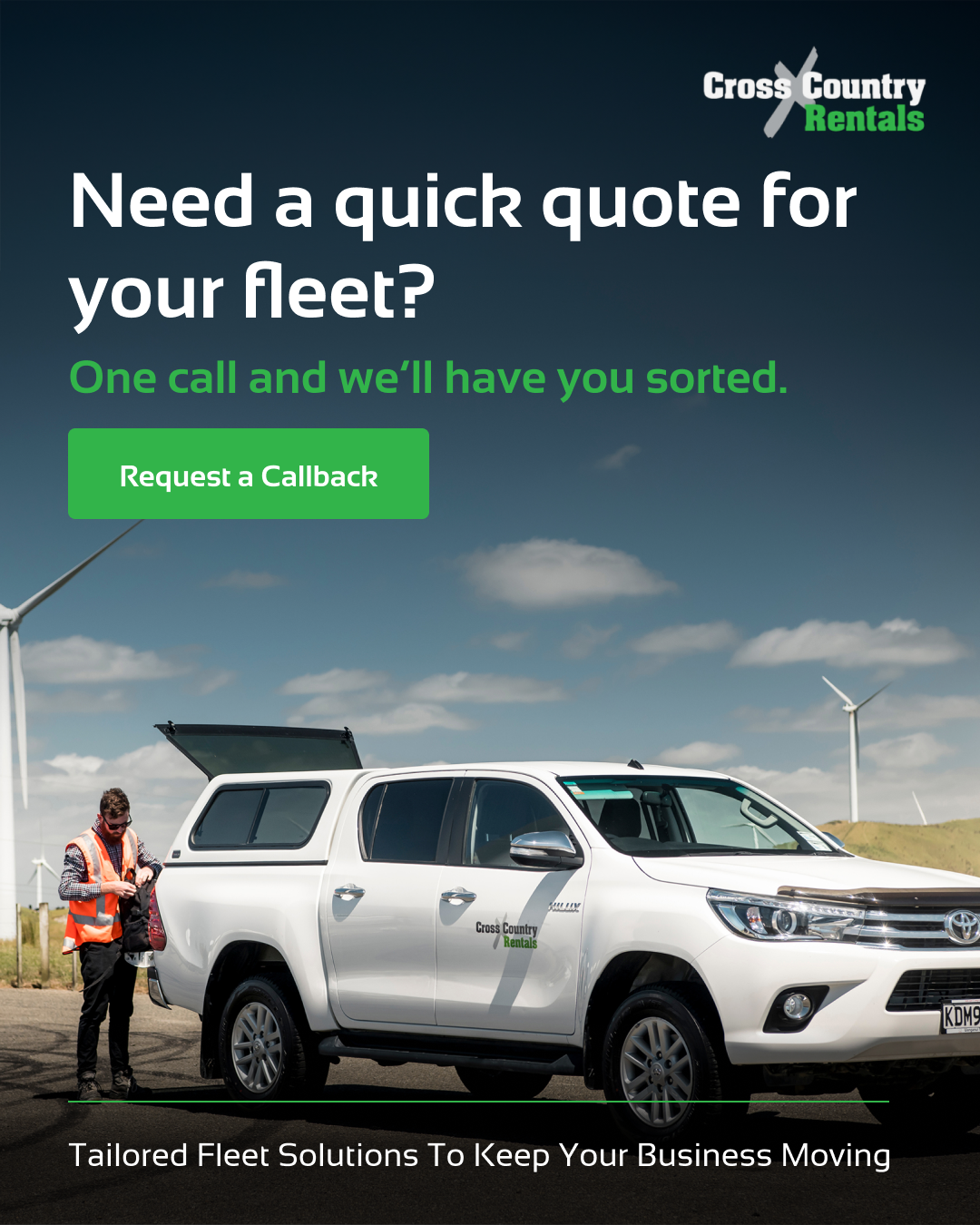 Cross Country Rentals Facebook ad