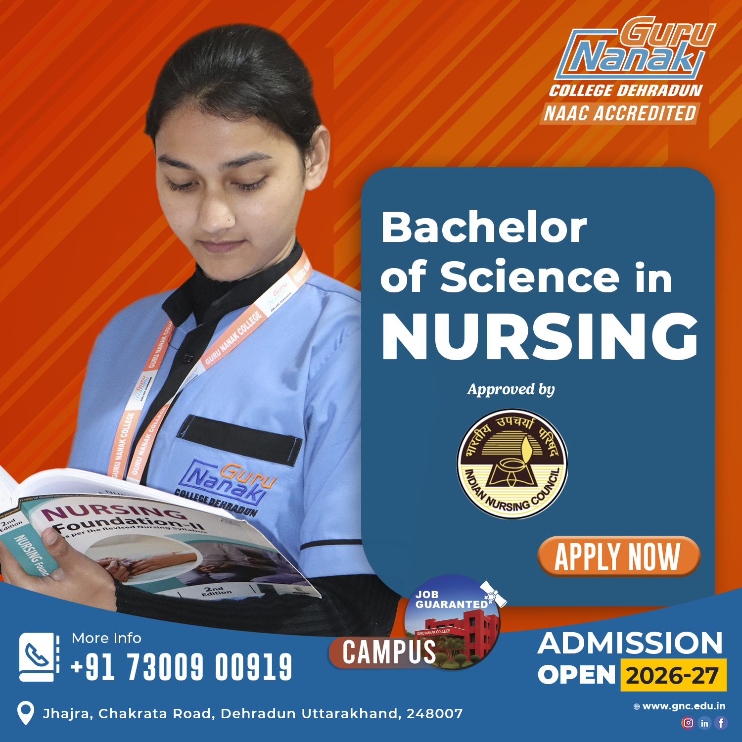 Guru Nanak College Dehradun Facebook ad