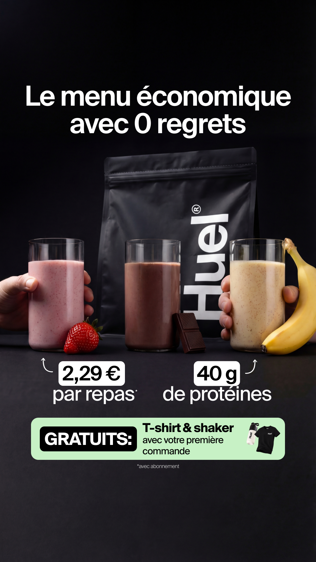 Huel Facebook ad