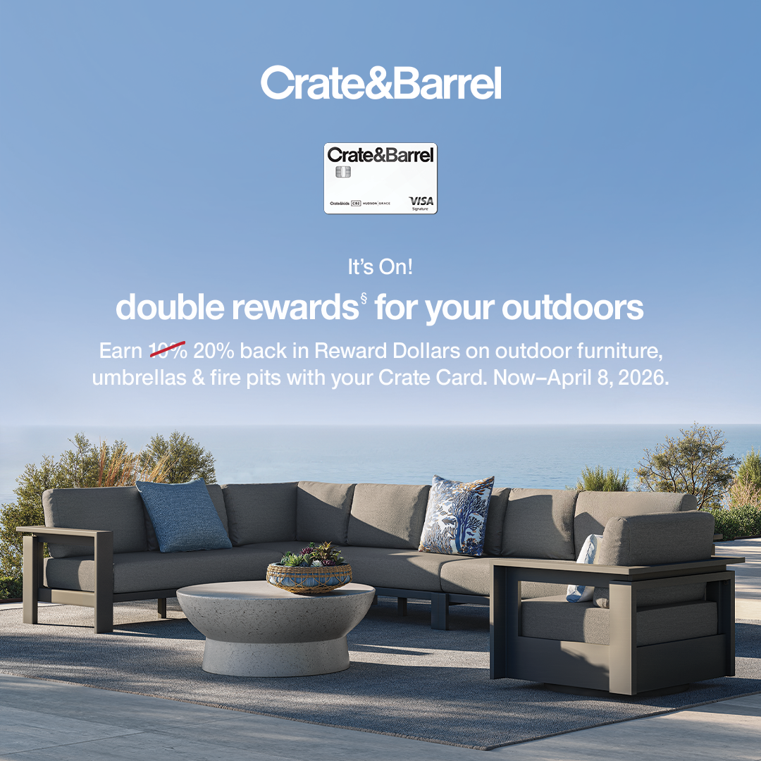 Crate and Barrel Facebook ad