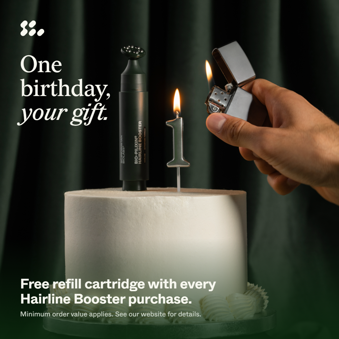 Scandinavian Biolabs Facebook ad: Add a Booster, Get a Cartridge Free