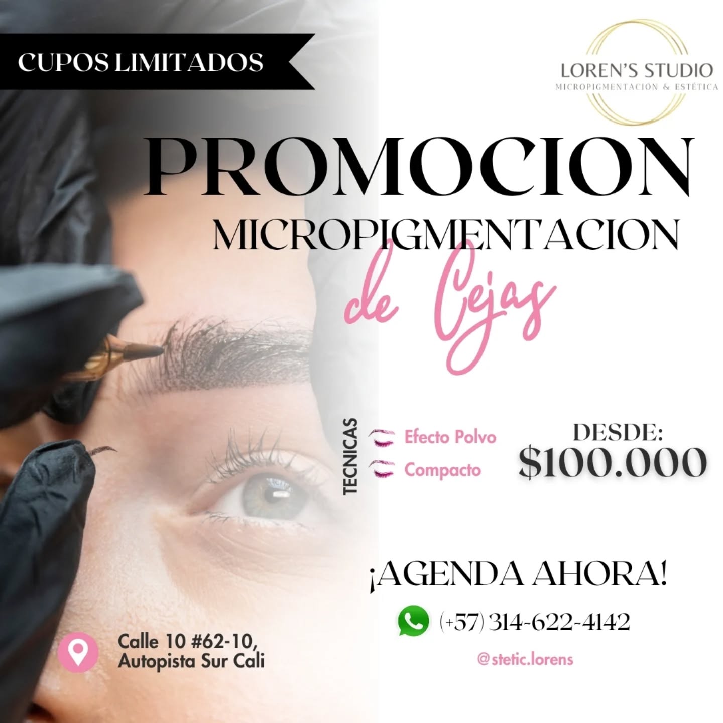 Loren's Studio Facebook ad: ¡AGENDAR AHORA AQUI!