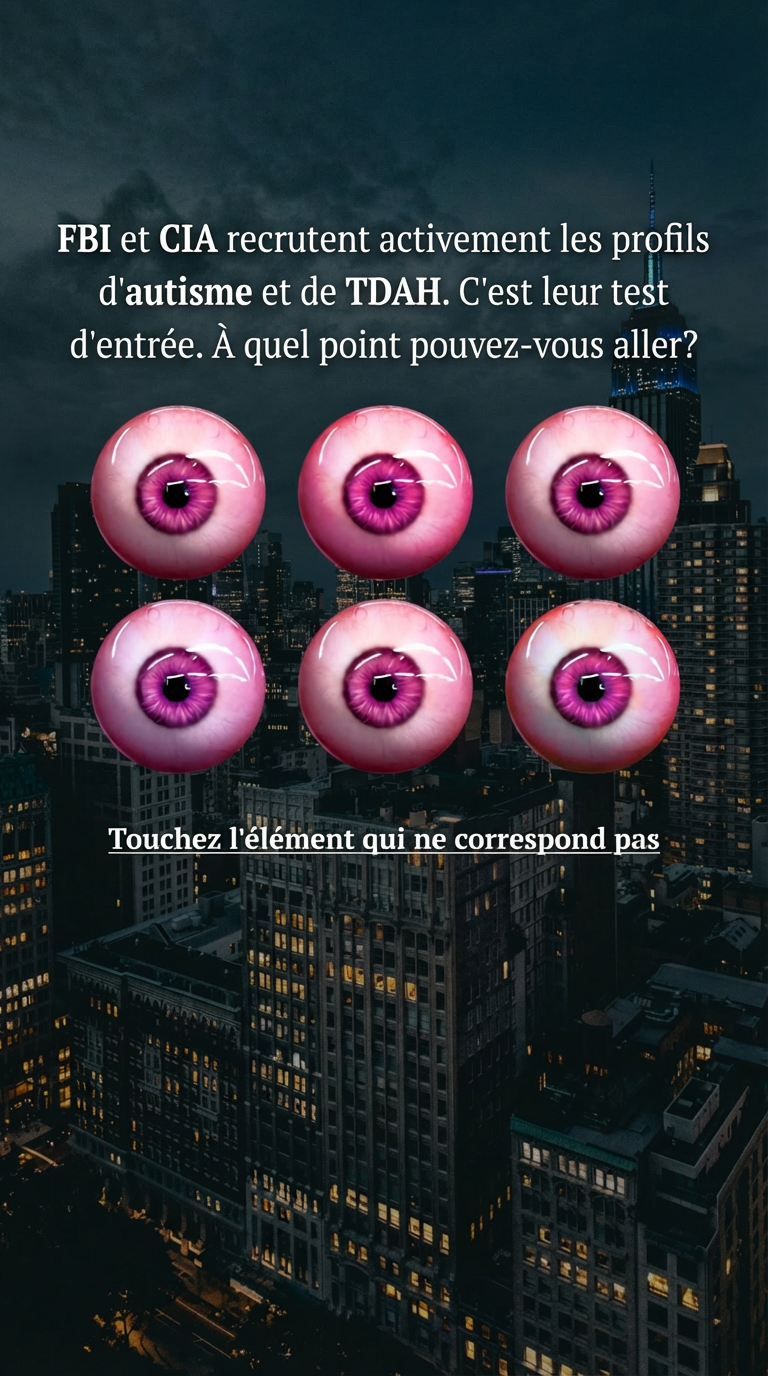 International IQ test Facebook ad
