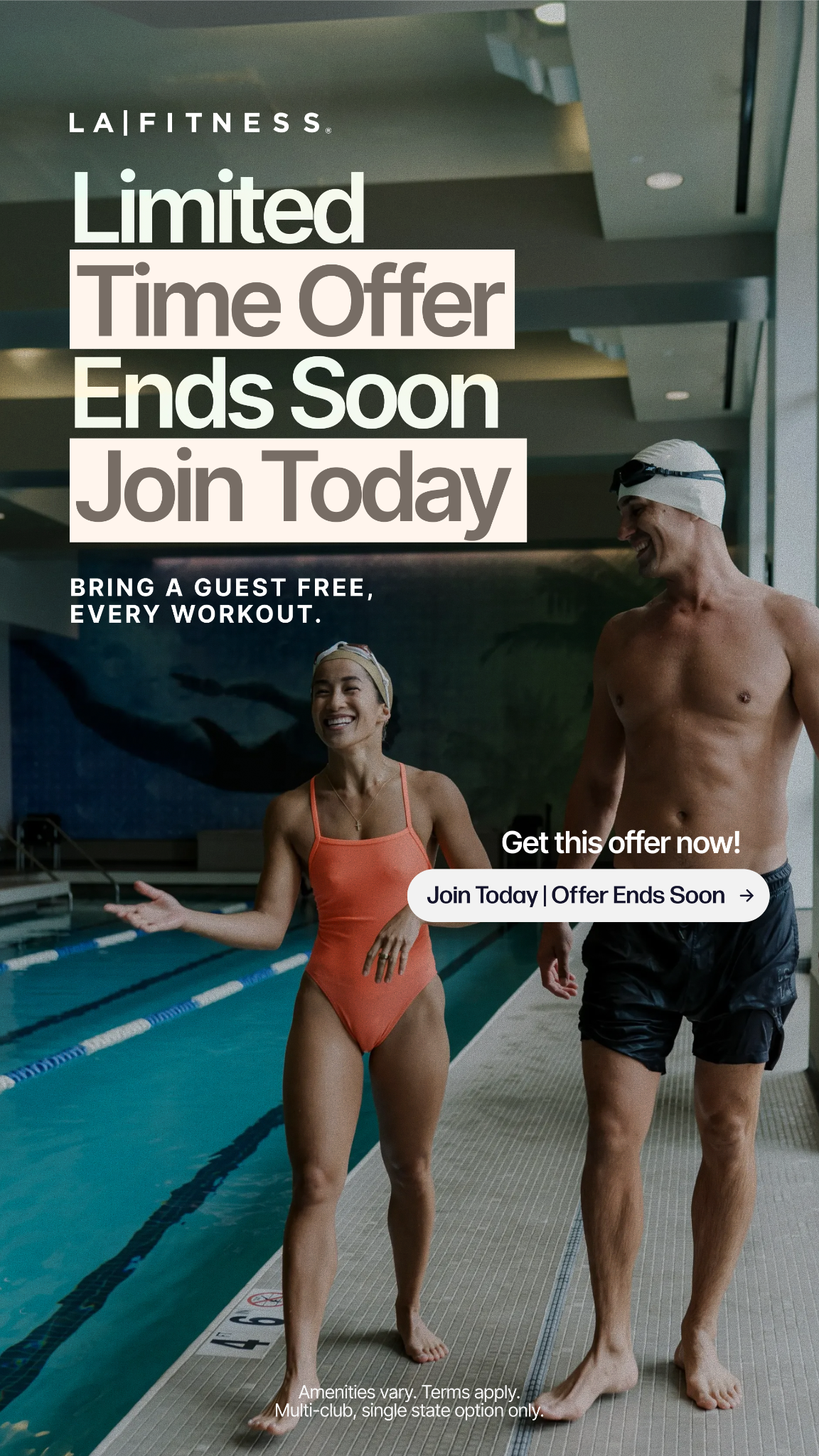 LA Fitness Facebook ad