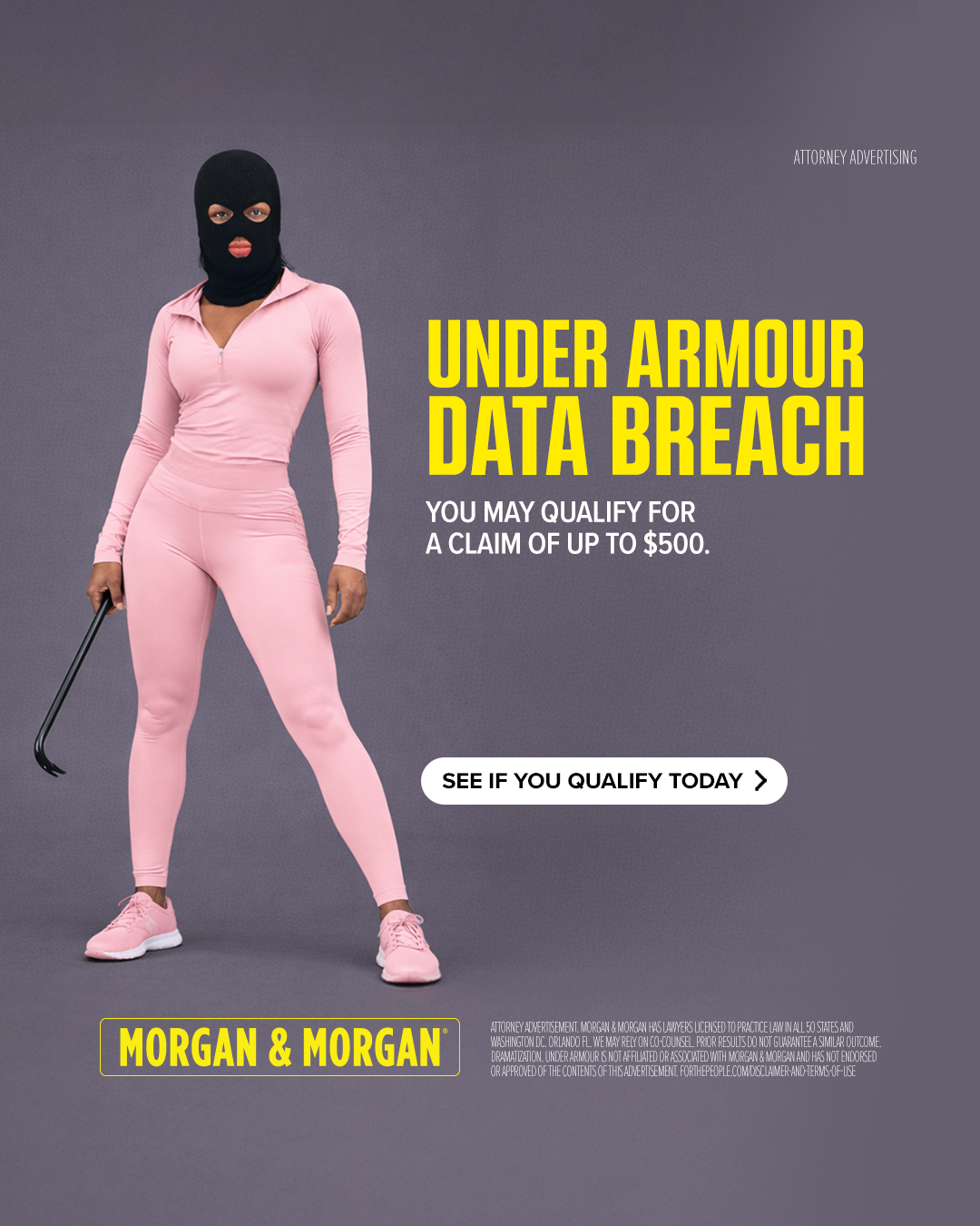 Morgan & Morgan Facebook ad