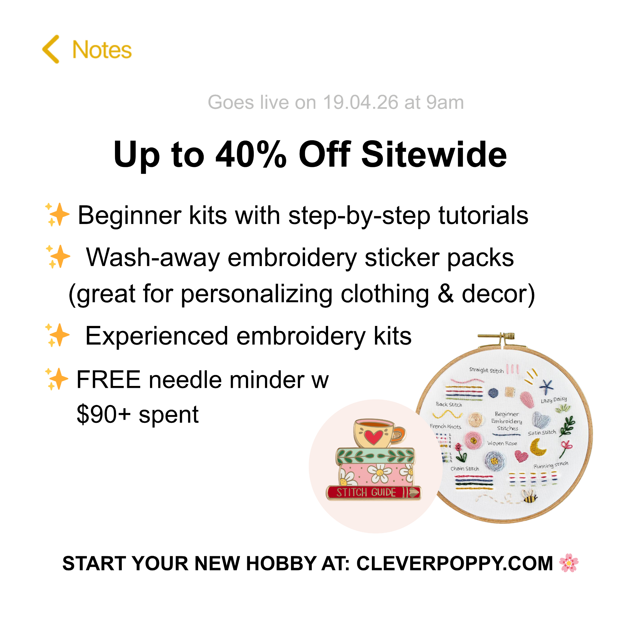 Clever Poppy Facebook ad