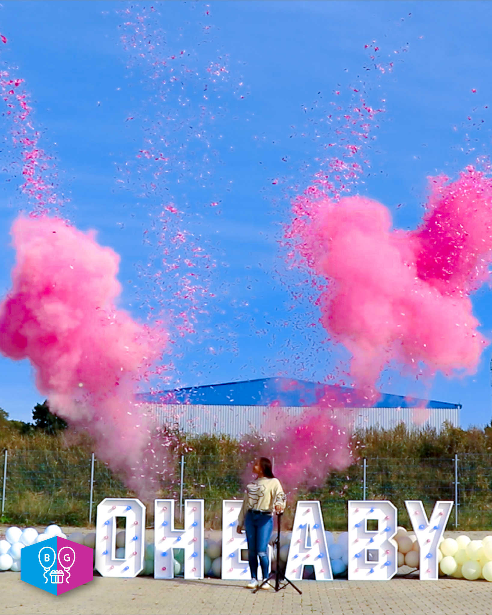 Gender Reveal XXL Facebook ad