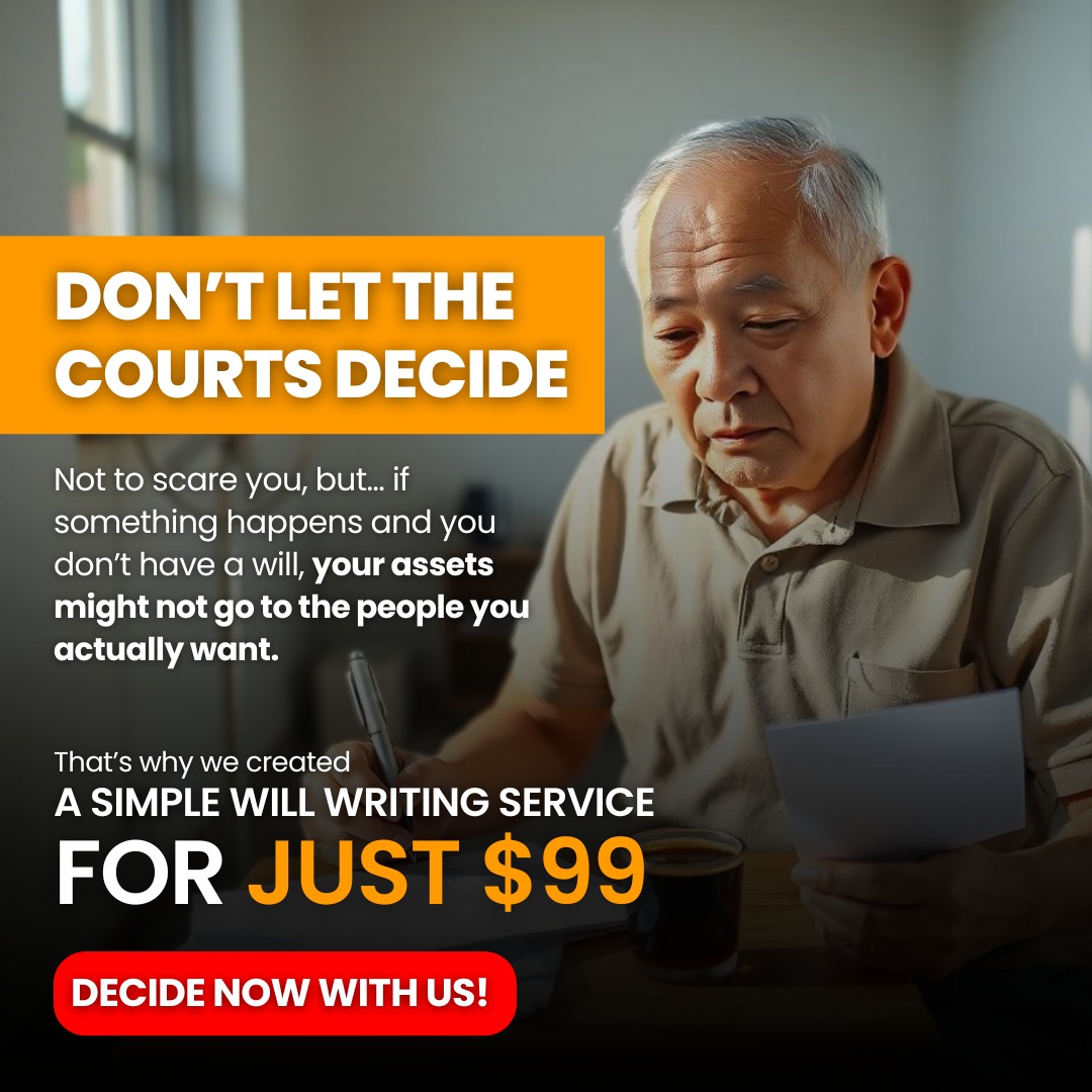 Asset Builder Facebook ad: Simple Wills for Only $99!