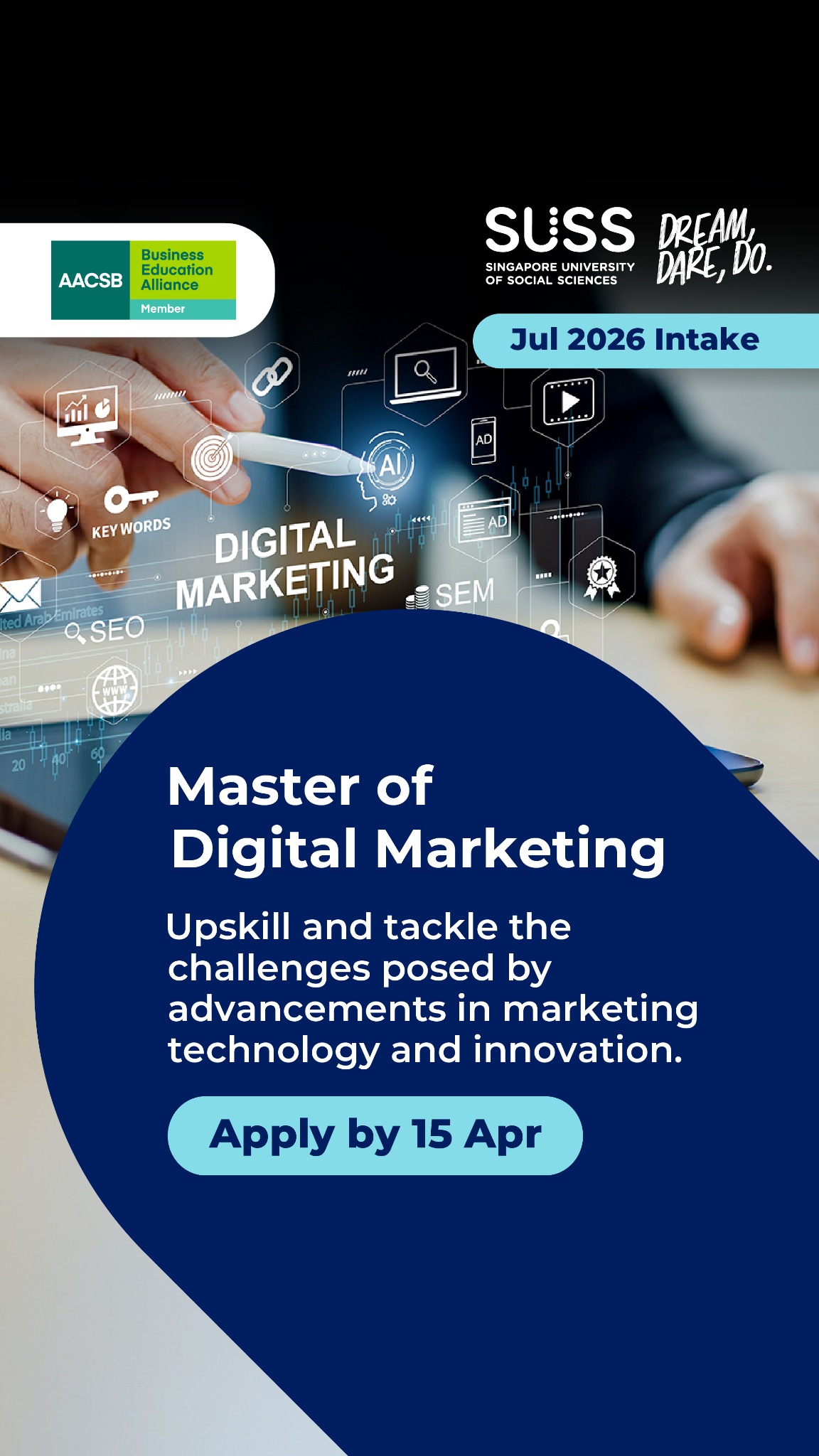 Singapore University of Social Sciences Facebook ad