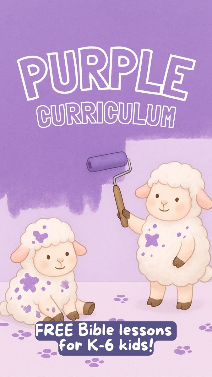 PurpleCurriculum.com Facebook ad: An amazing new Bible curriculum for kids!