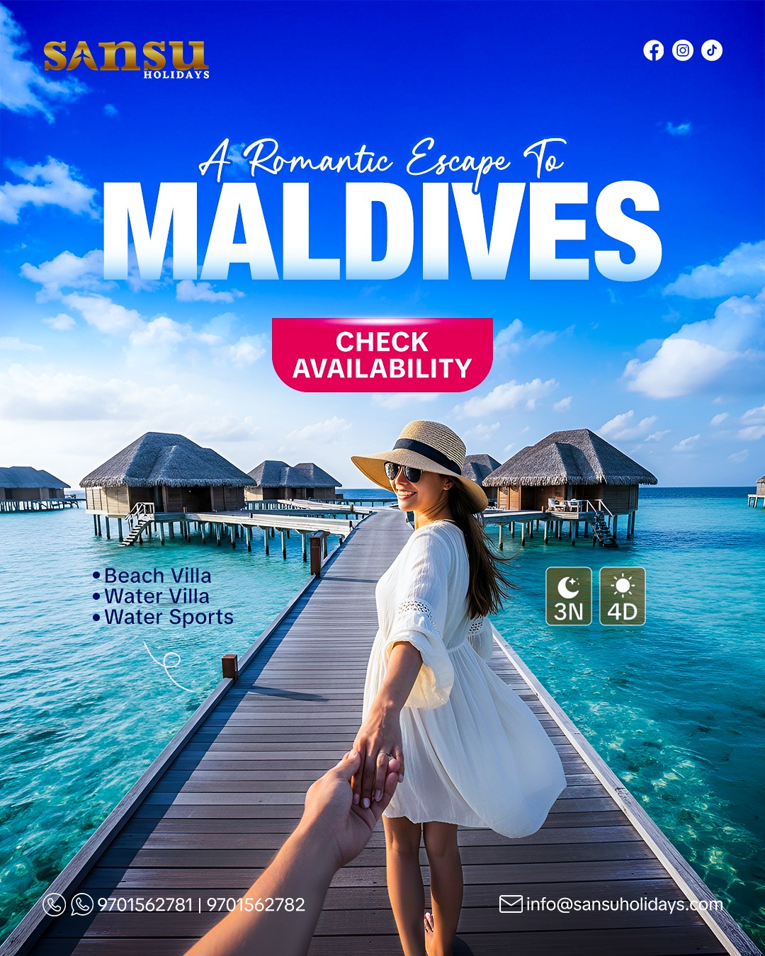 Sansu Holidays Facebook ad