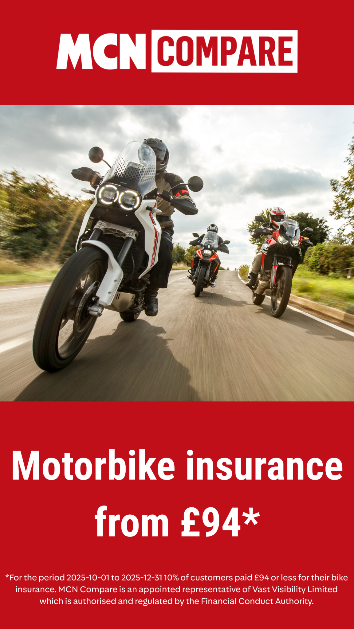 Motorcycle News Facebook ad from Jan 27, 2026
