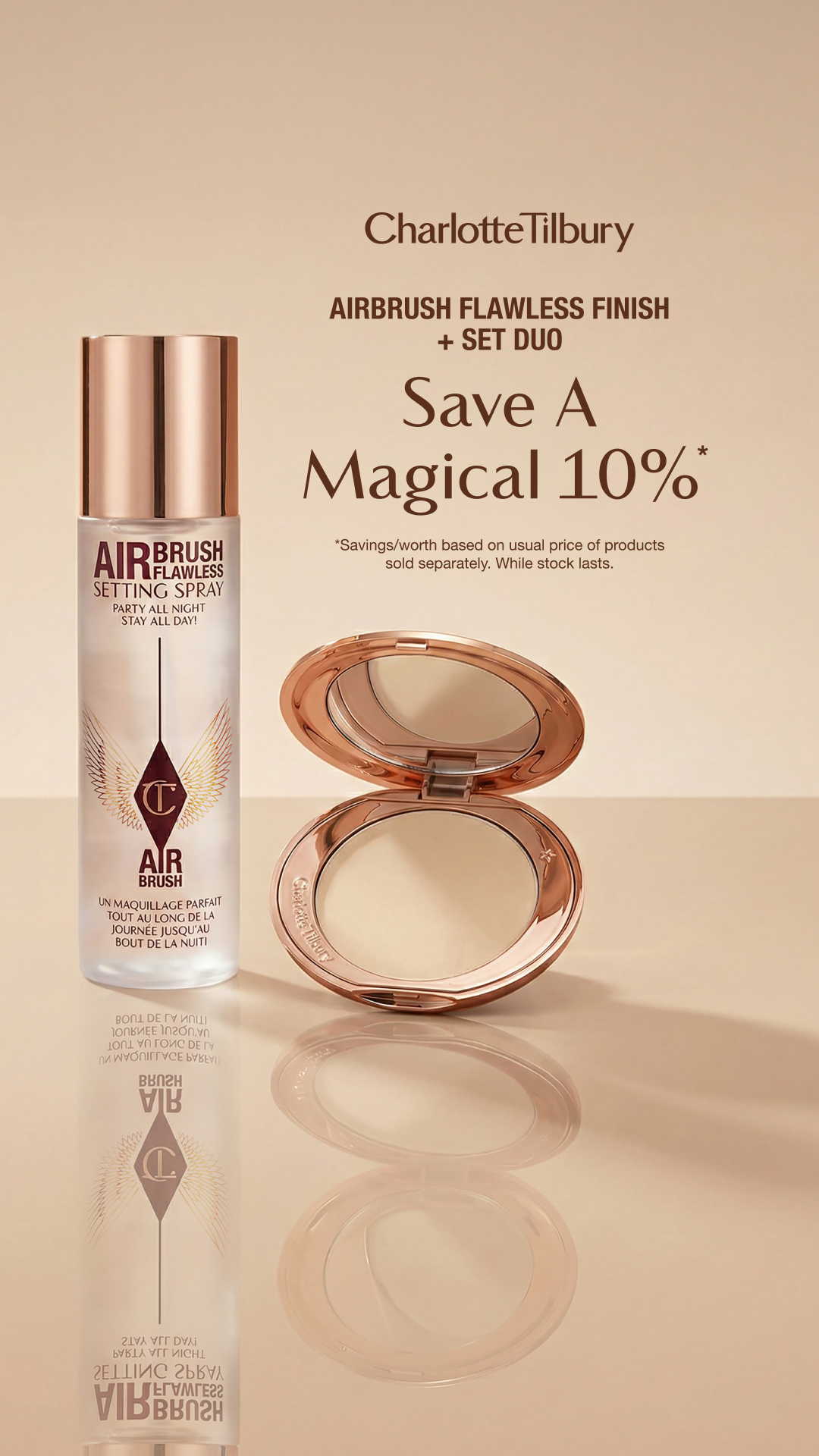 Charlotte Tilbury Facebook ad