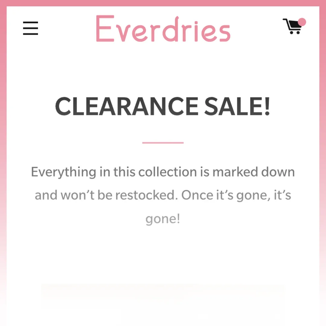Everdries Facebook ad