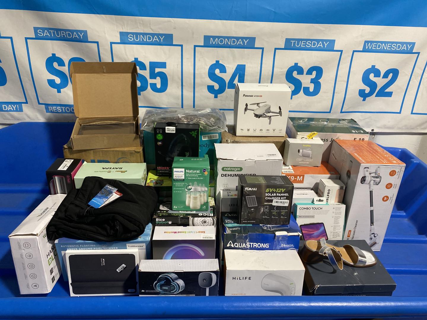 The Bin Store Columbia Facebook ad: $6 Friday preview photos below