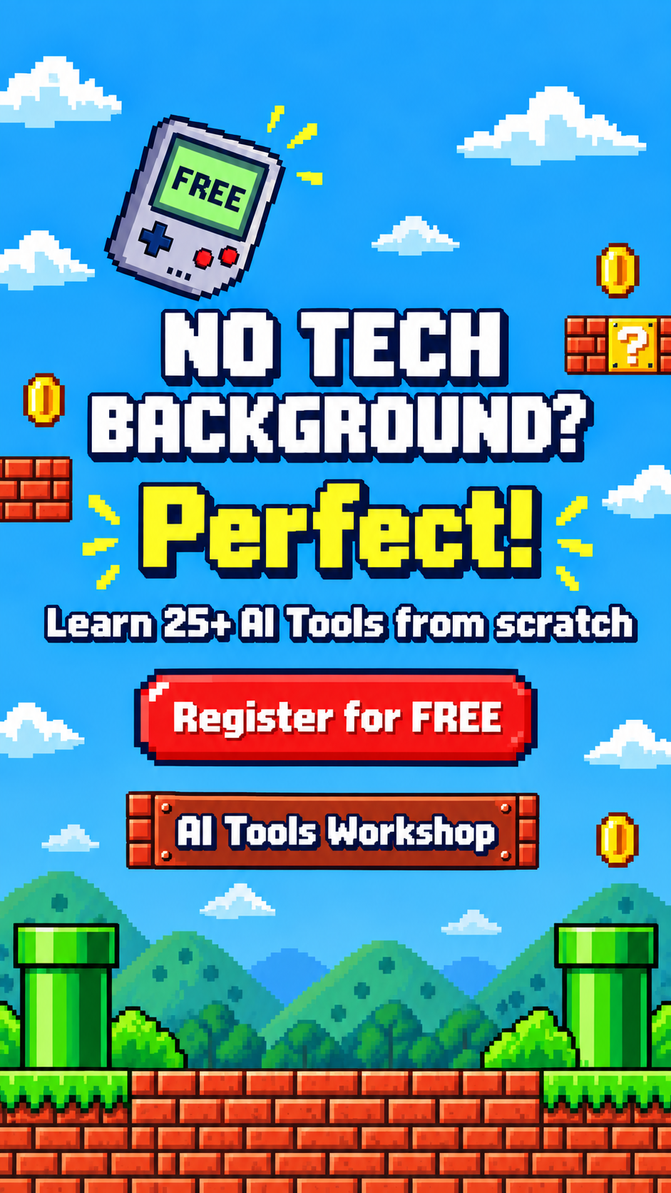 Outskill Facebook ad: Code in plain English, live and free