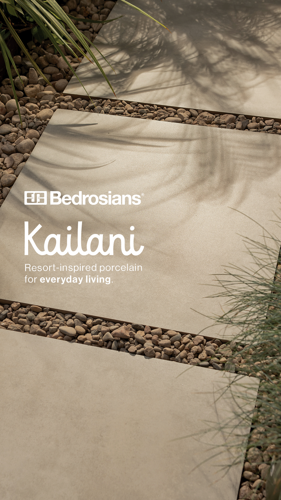 Bedrosians Tile and Stone Facebook ad: Shop the Kailani Pavers Collection