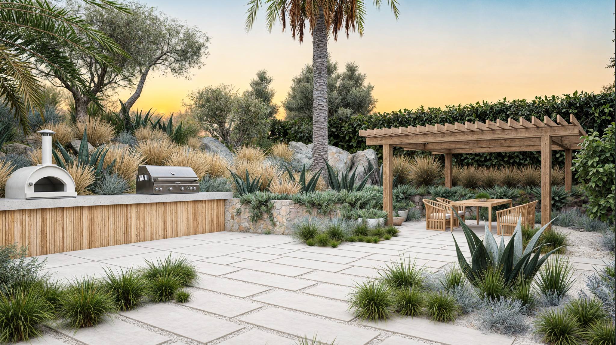 Pali Coast Outdoor Design & Build Facebook ad: Landscape/Hardscape design & installation.