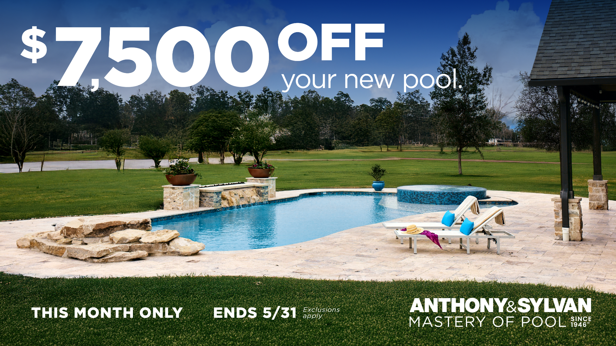Anthony & Sylvan Pools Facebook ad