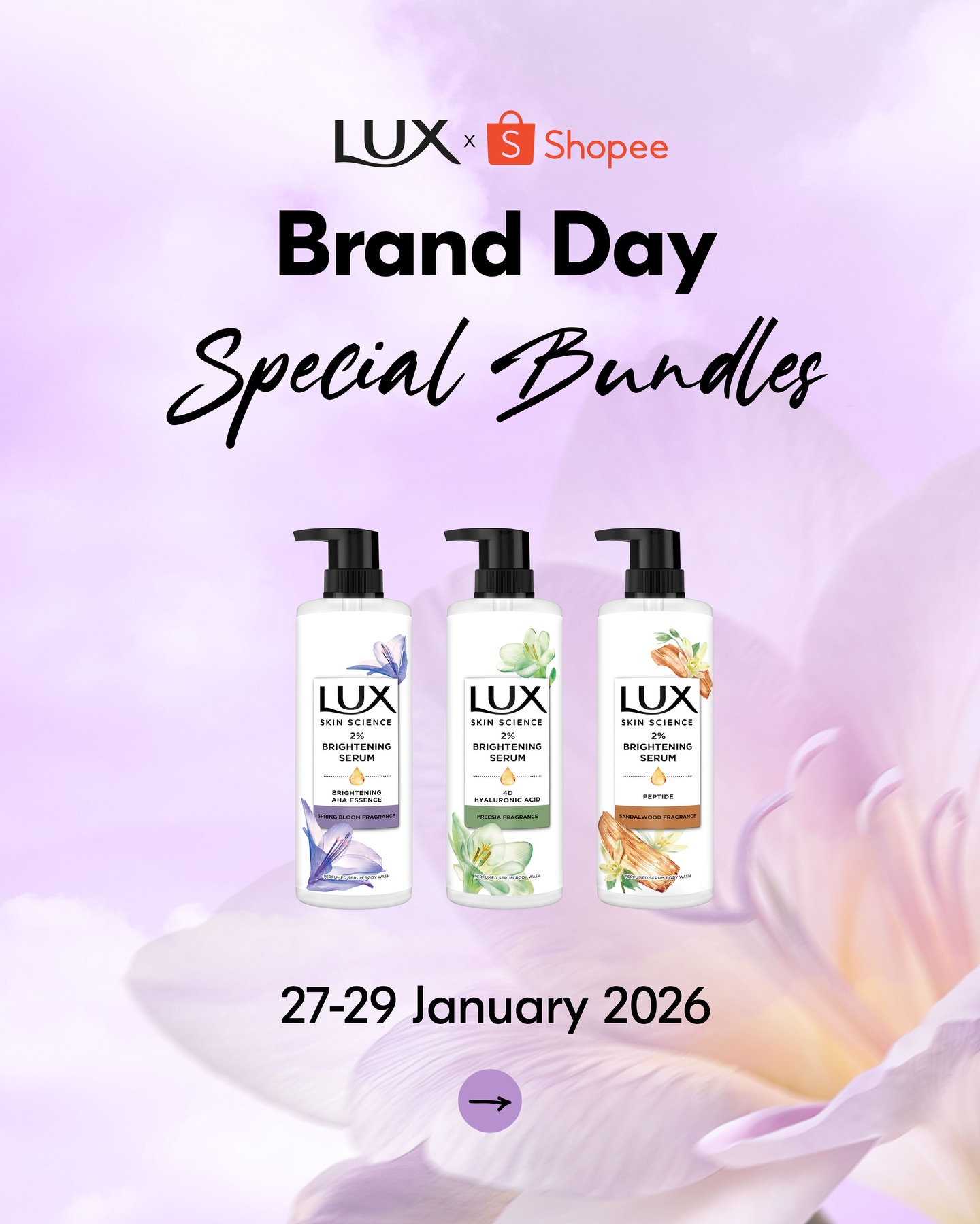 LUX Facebook ad: Mark your calendar, LUX Babes!