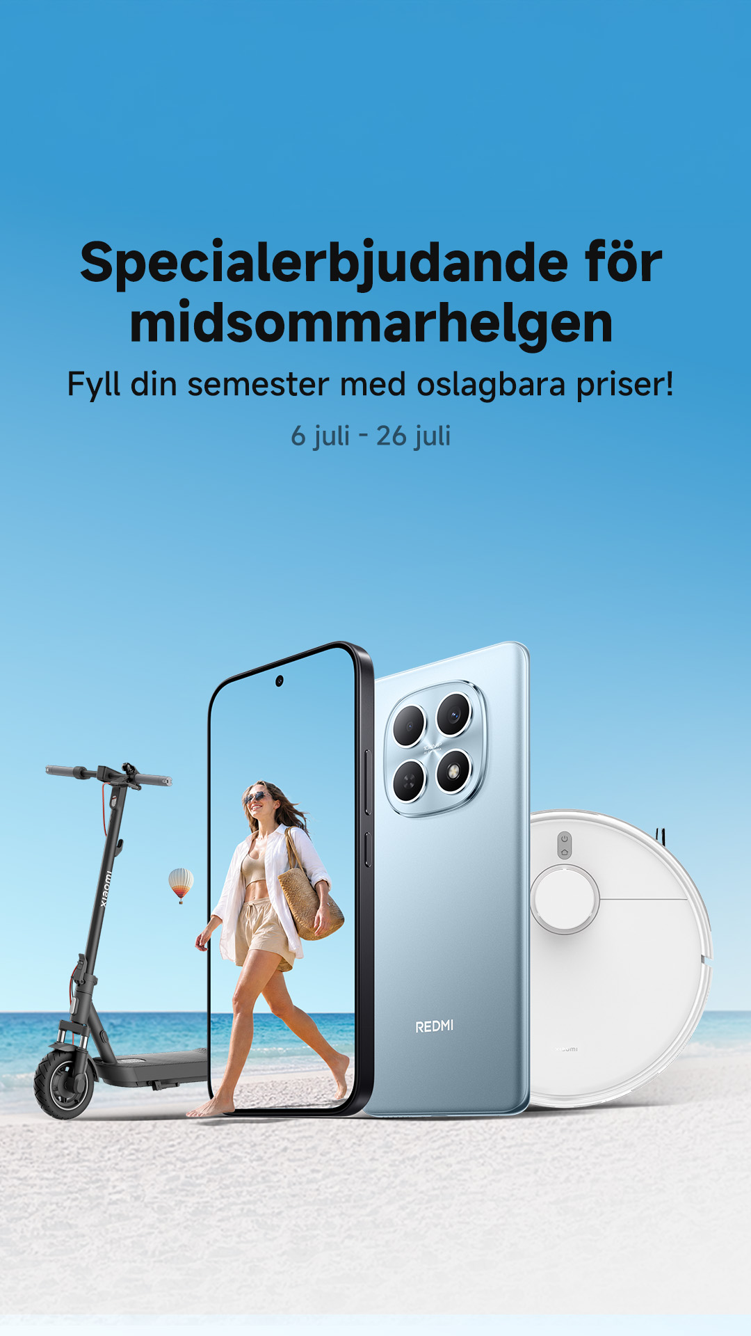 Xiaomi Sverige Facebook ad from Jul 13, 2026