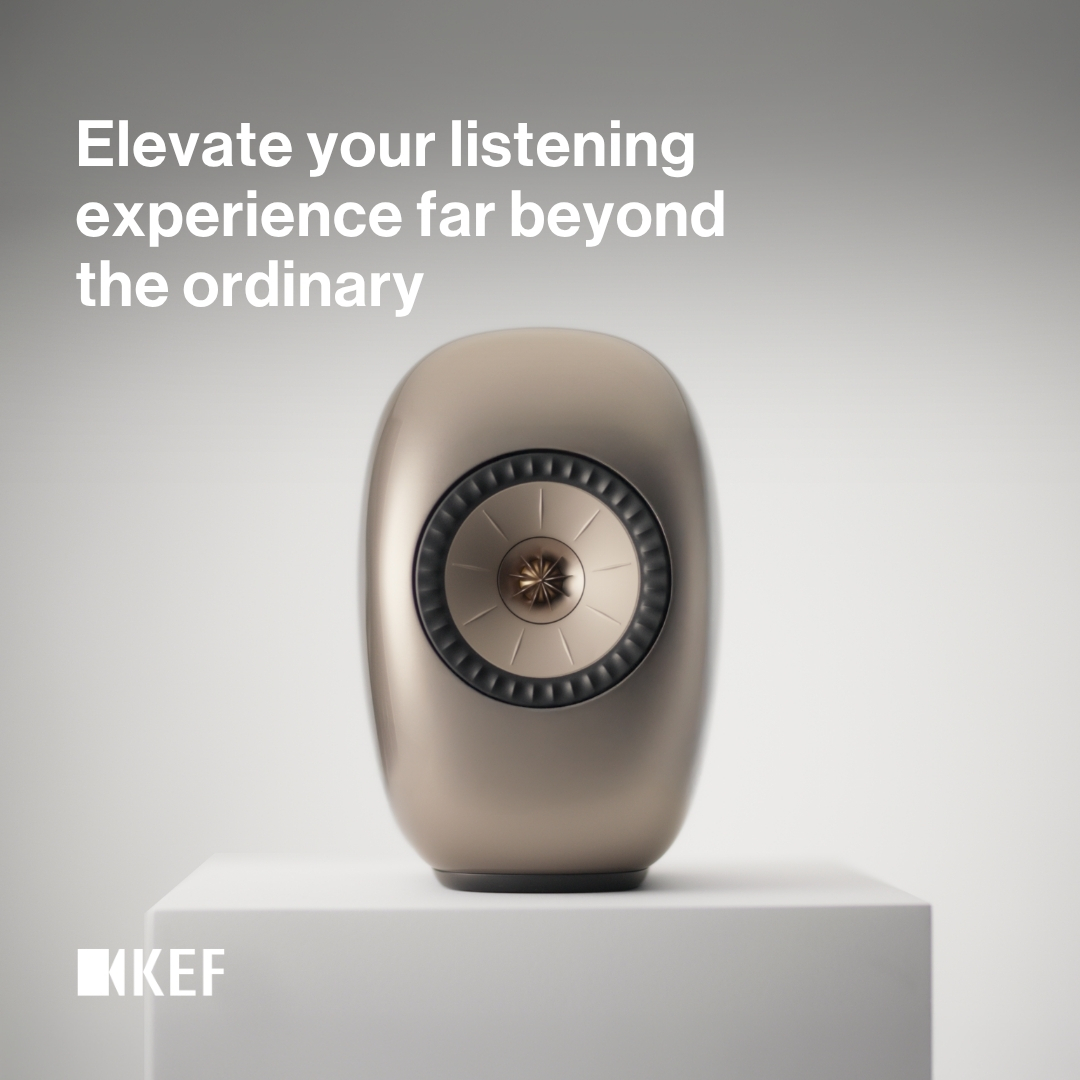 KEF Facebook ad: The new KEF LS LUXE.