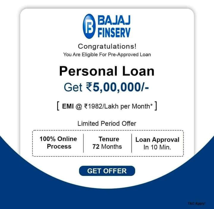 Quick lons Facebook ad: Approval in 30 minute with minimum processing charge.